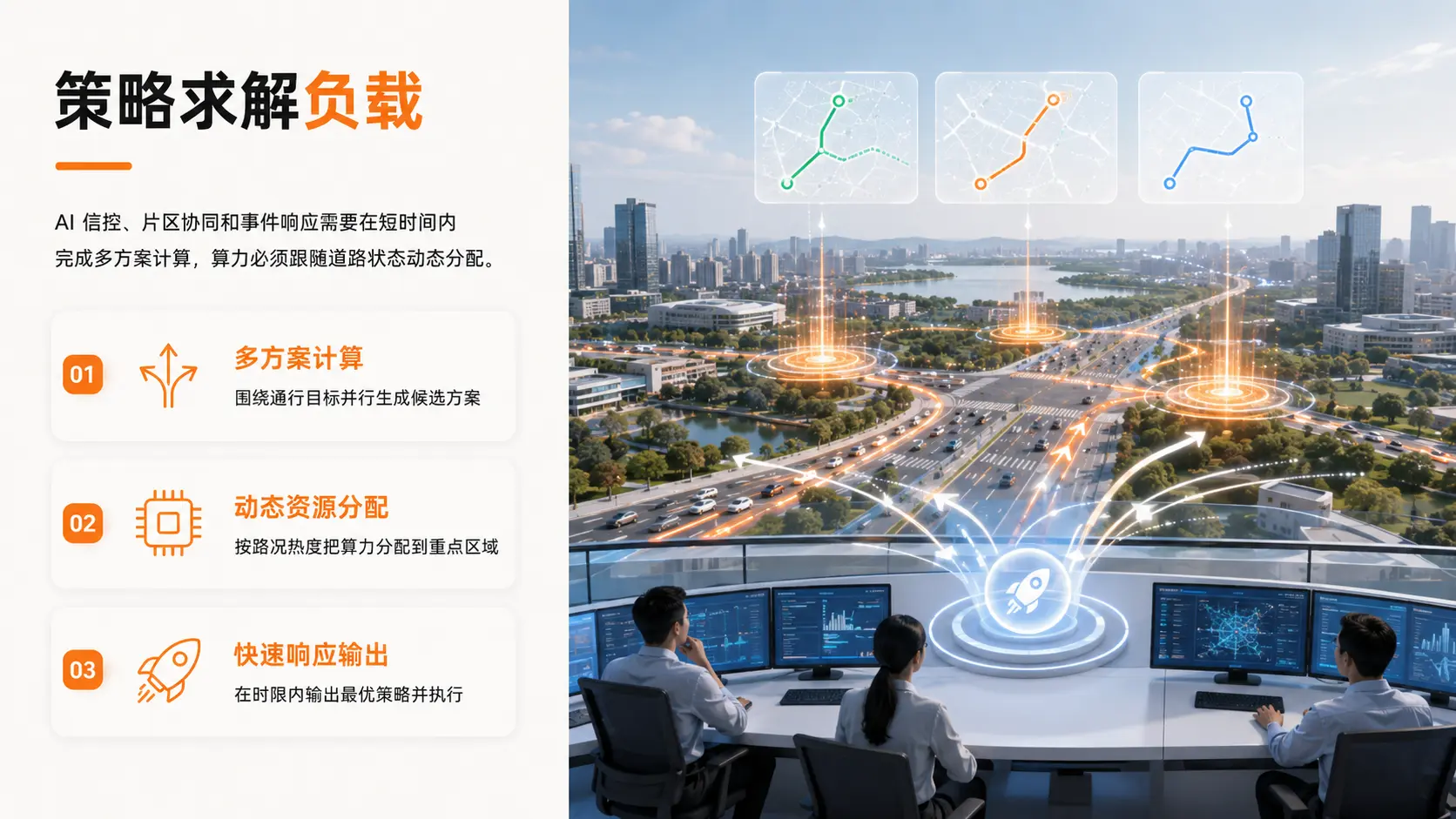 策略求解负载：多方案计算、动态资源分配和快速响应输出